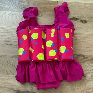 Girls 4T Bathing Suit with Float